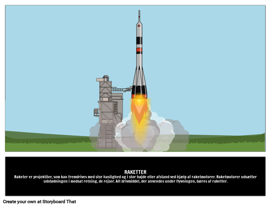 Opfindelsen af raketter Storyboard por da-examples