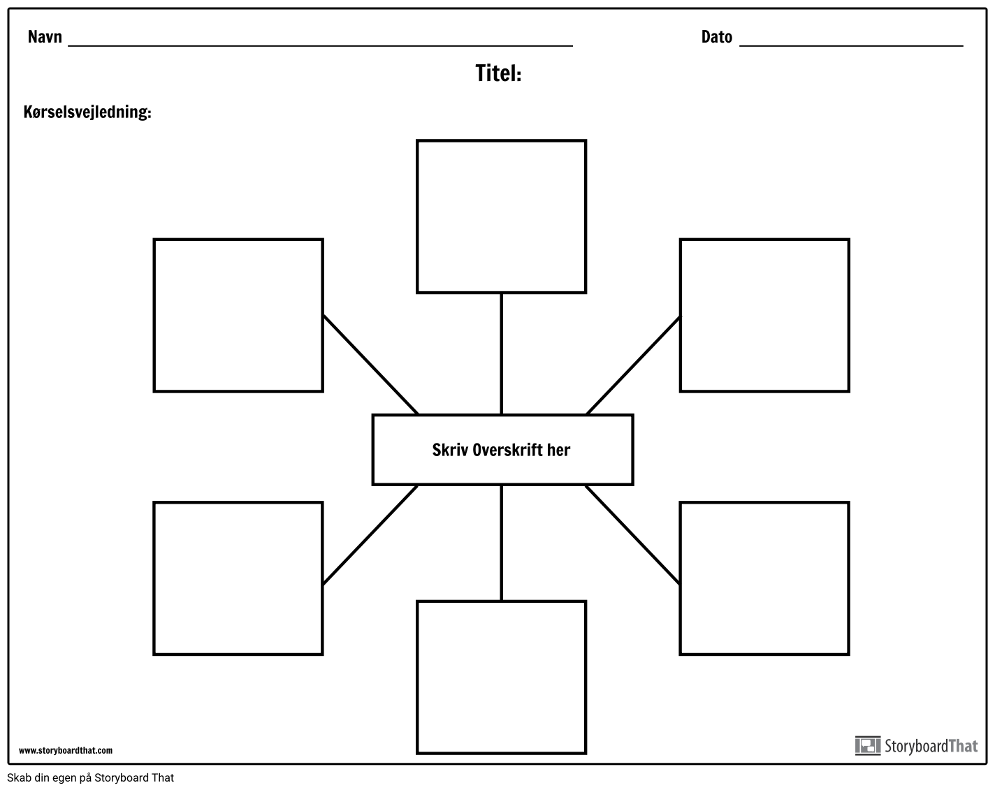 Spider Map Storyboard By Da Examples