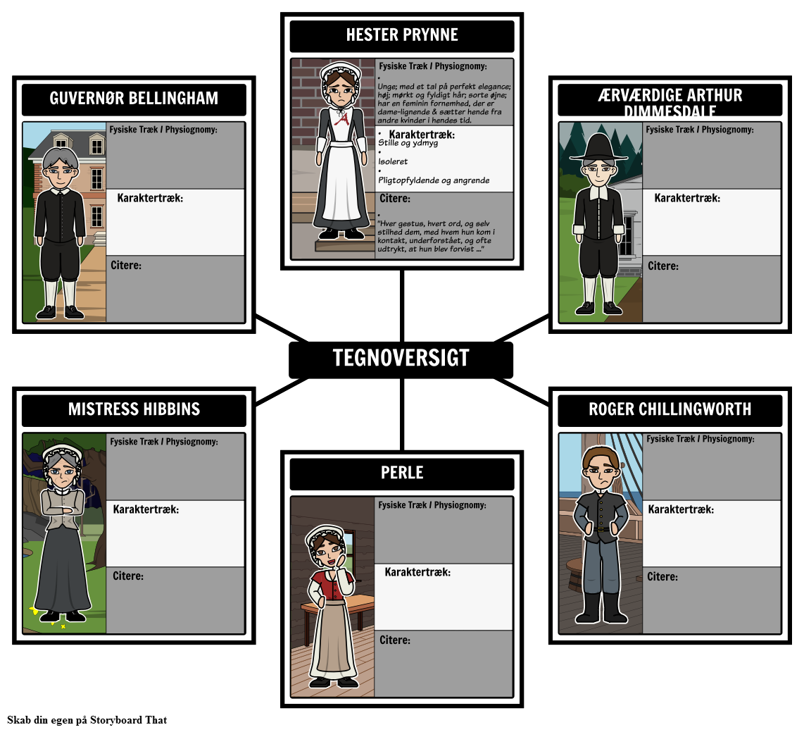the-scarlet-letter-tegnoversigt-storyboard-por-da-examples