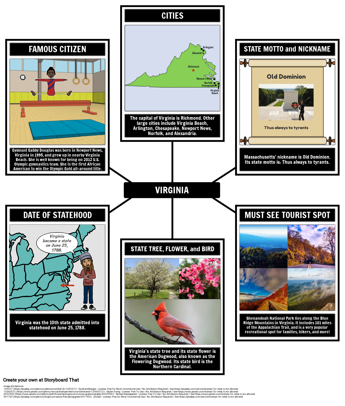 Virginia Fakta Storyboard por da-examples