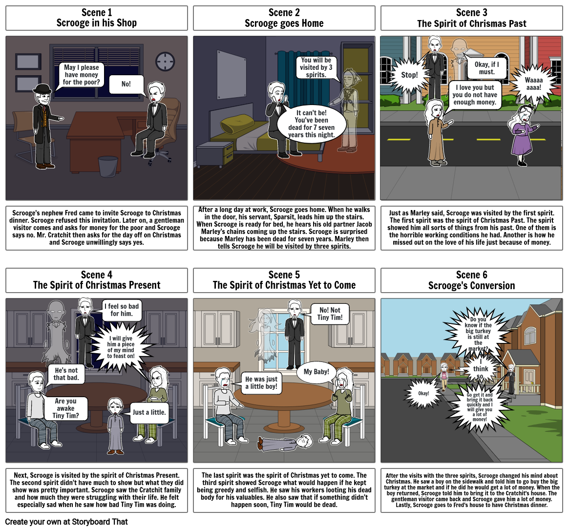 A Christmas Carol Storyboard by da469f53