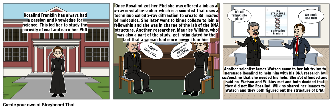 Rosalind Franklin comic