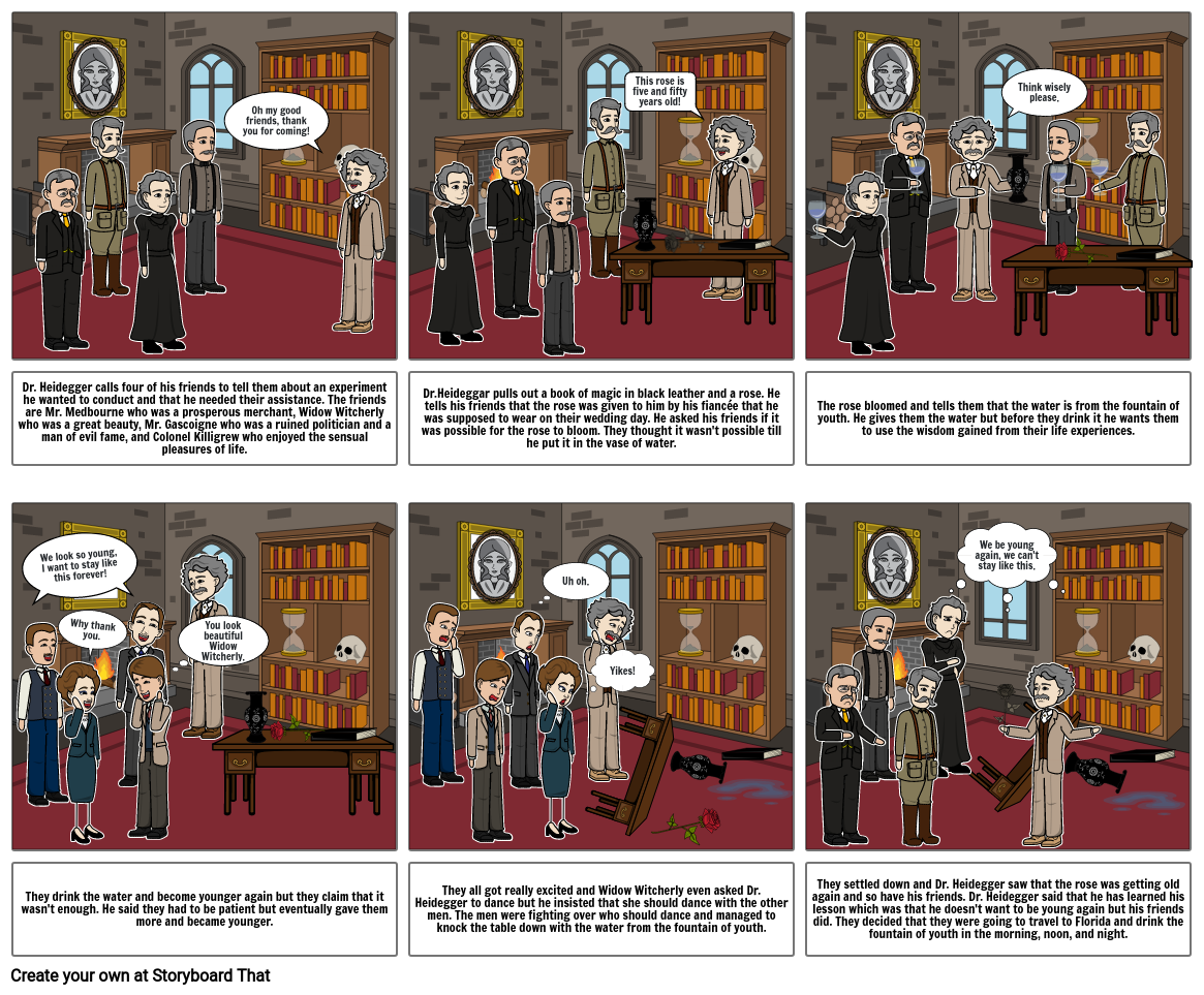 Dr.Heidegger's Experiment StoryboardThat Storyboard