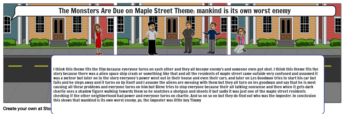 The Monsters Are Due On Maple Street