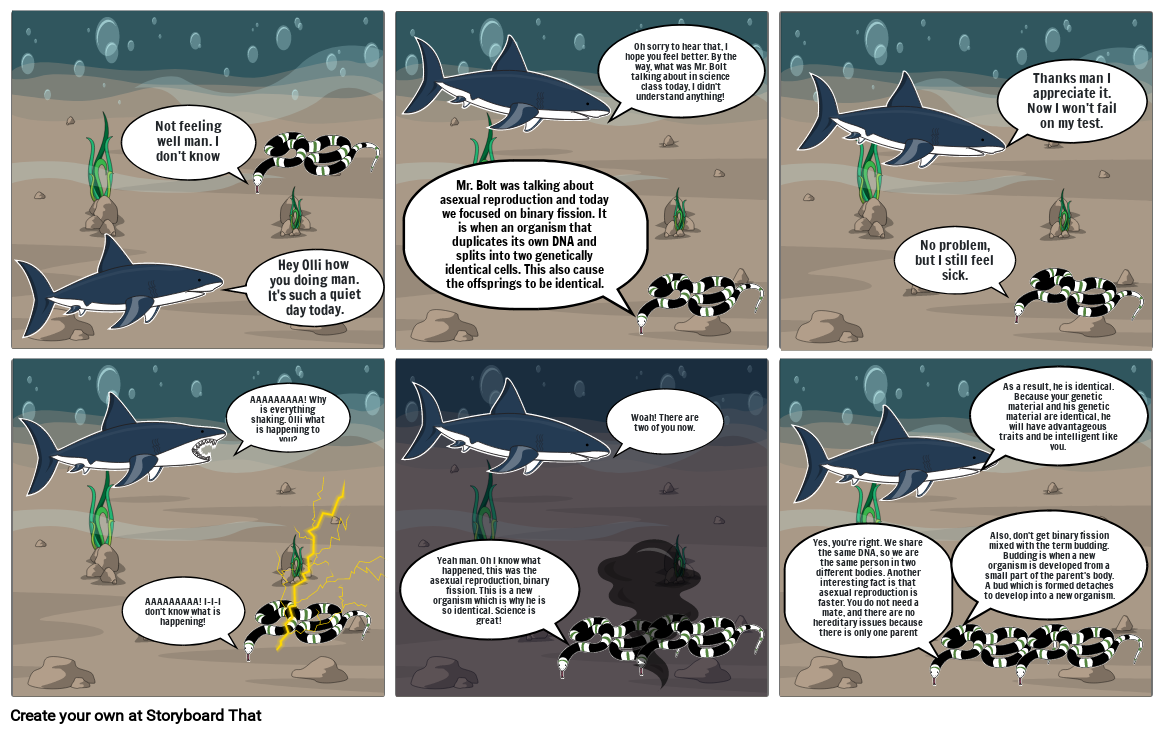 Binary Fission Comic Strip