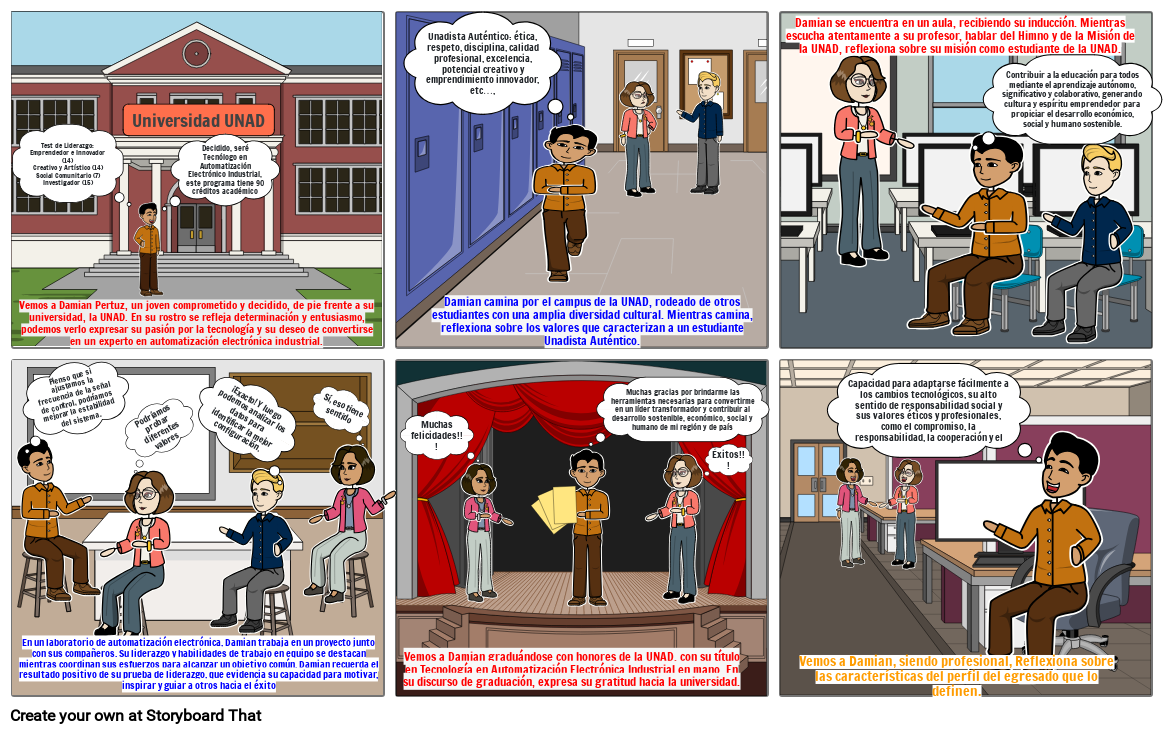 Recorrido Academico Storyboard Por Damianpertuz