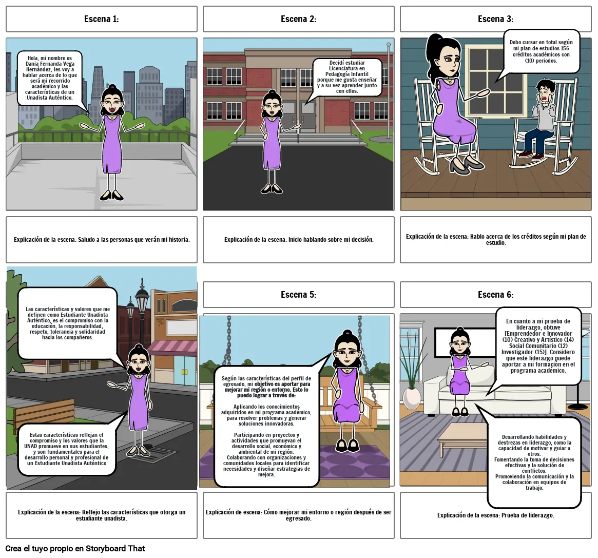 Storyboard académico