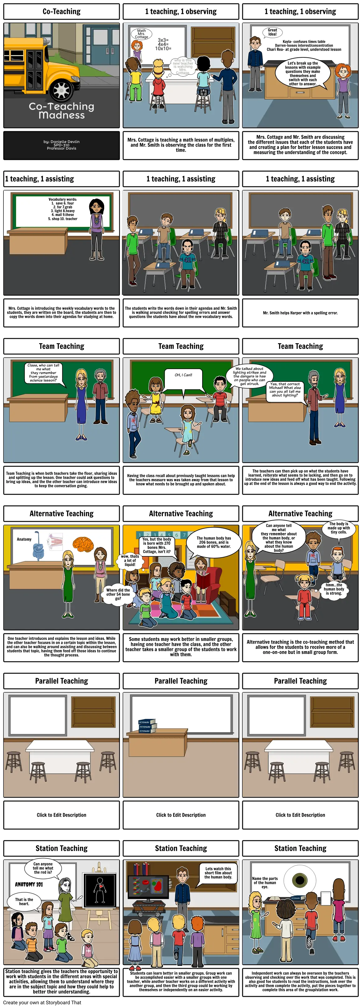 SPD-310 Co-teaching comic