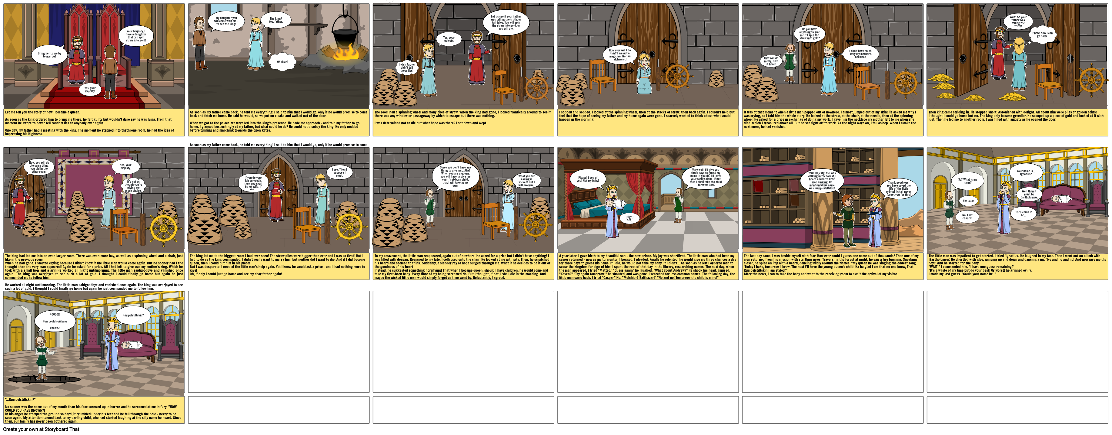 Rumpelstiltskin Storyboard by darkness