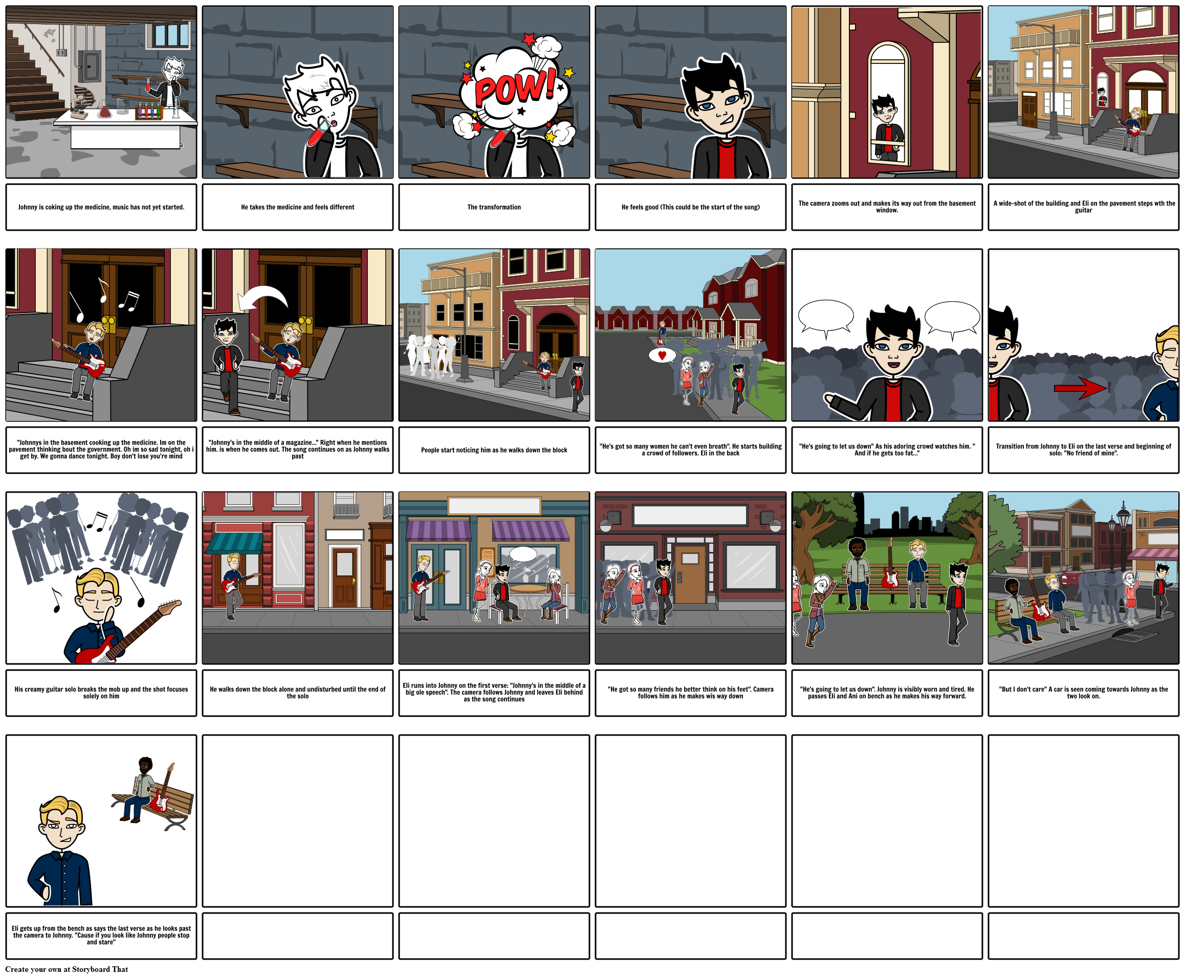 Don Blues Storyboard por davidcendongarcia