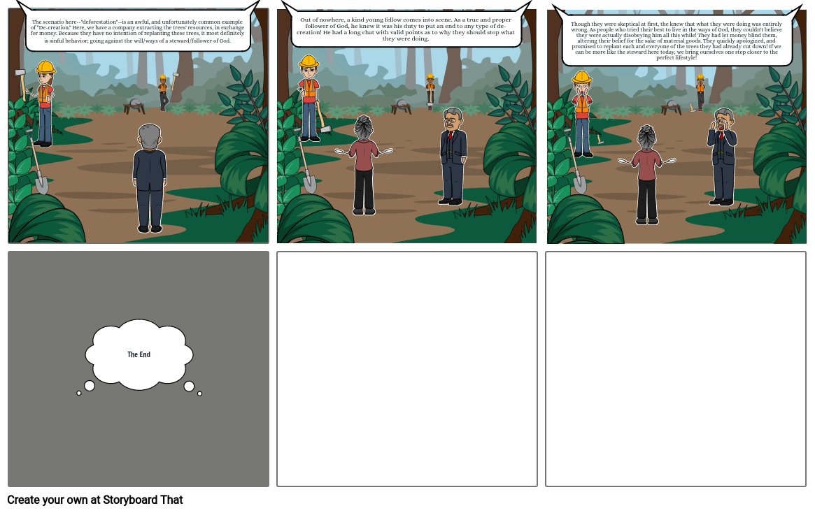 Creation Comic Strip Part 3