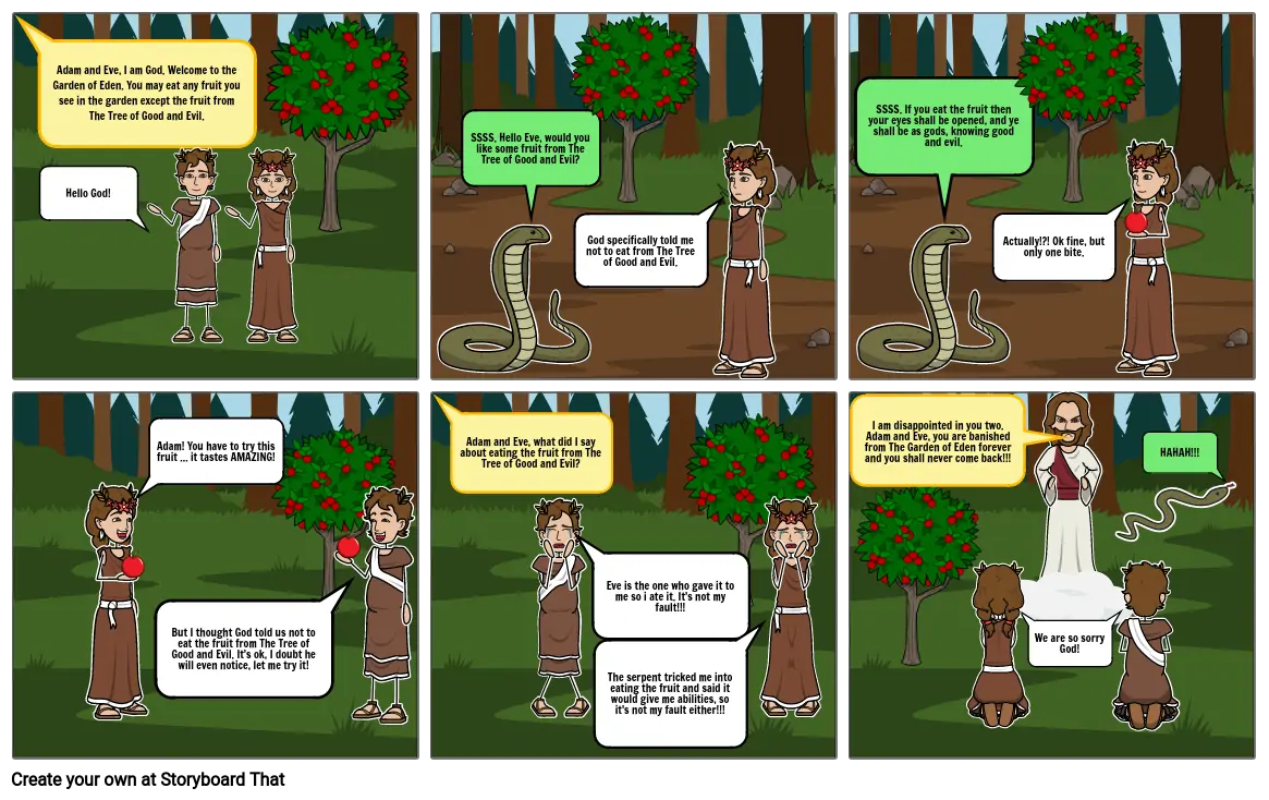 Adam and Eve Comic