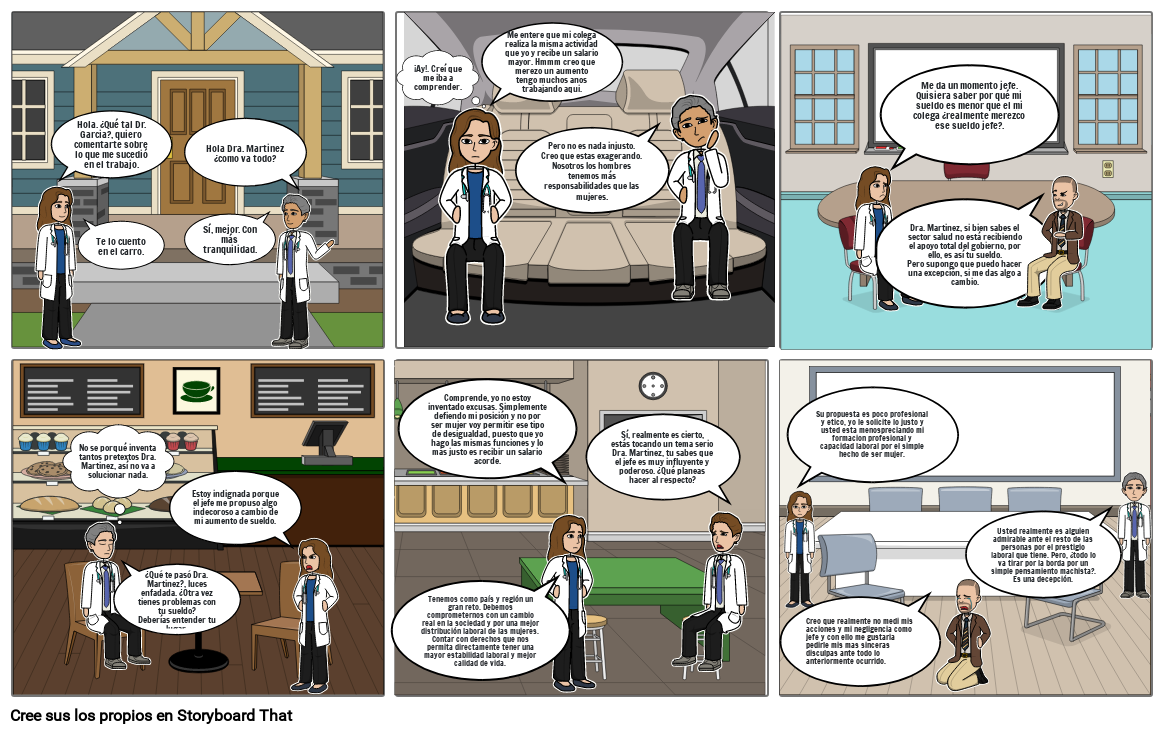 DESIGUALDAD LABORAL Storyboard By Db6035dc desigualdad-laboral-storyboard-by-db6035dc