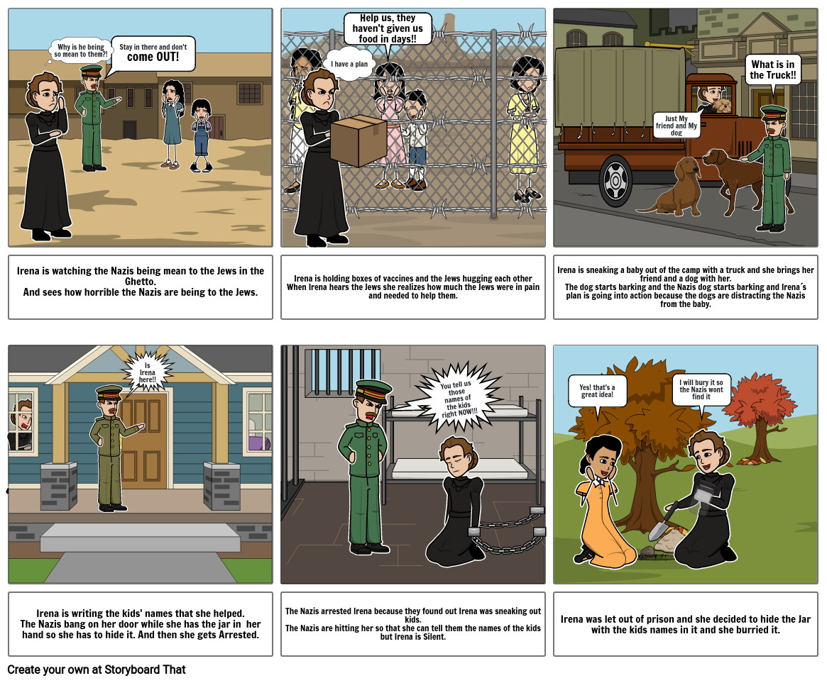 Irena Sendler Story Storyboard by db7d1198