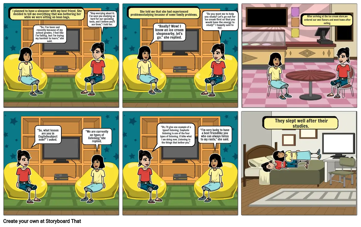 English PT 1 Comics Strip