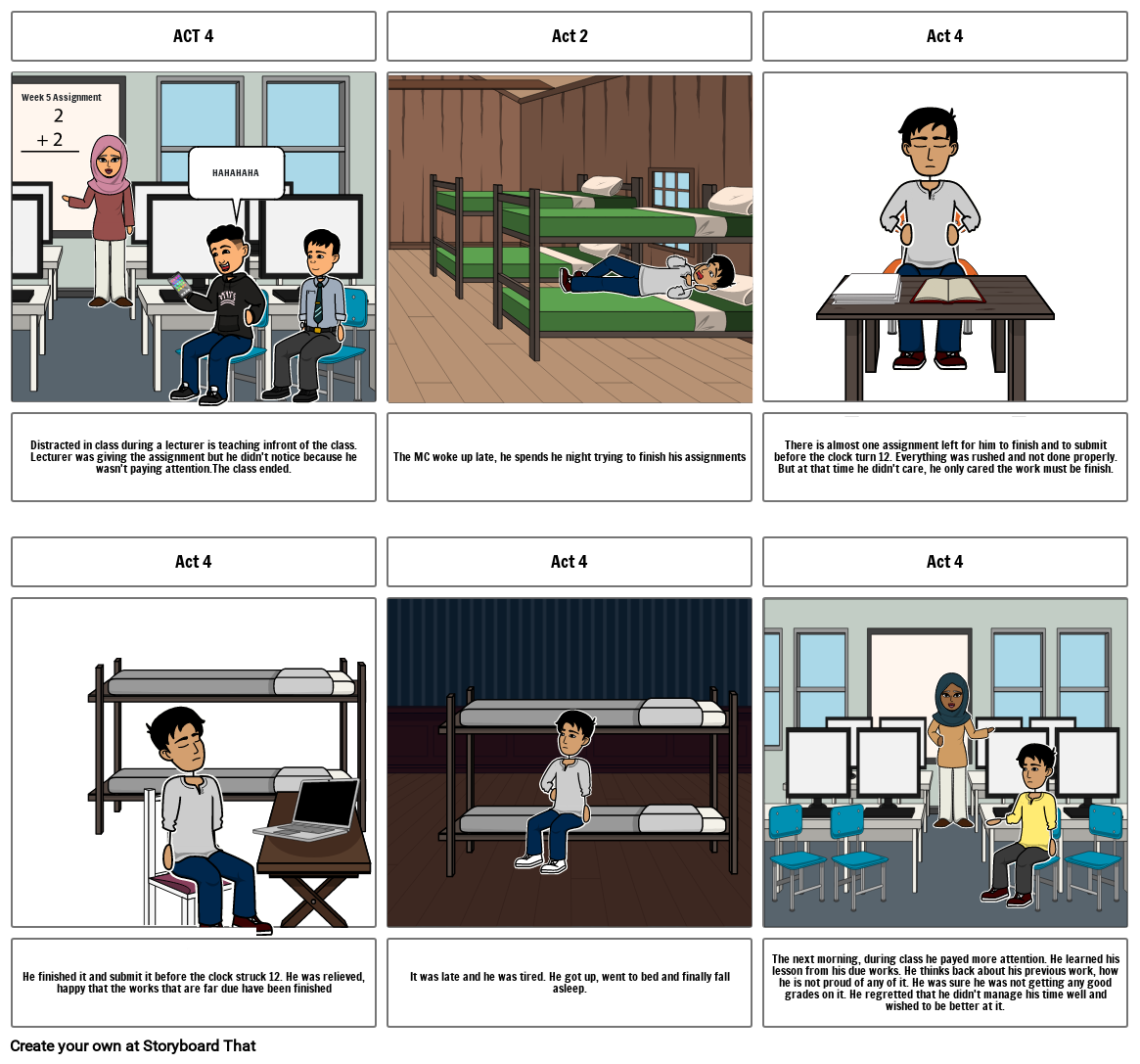 time management Storyboard by dbdb6299