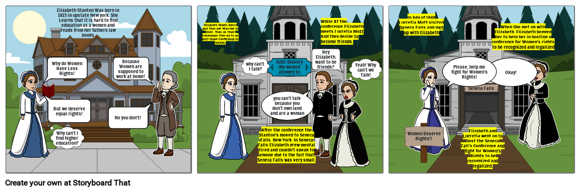 Early Women&#39;s Rights- Elizabeth Cady Stanton