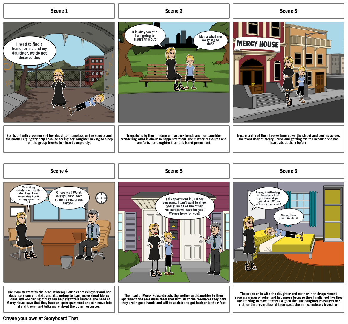 Mercy House Storyboard by dbf5a7f8