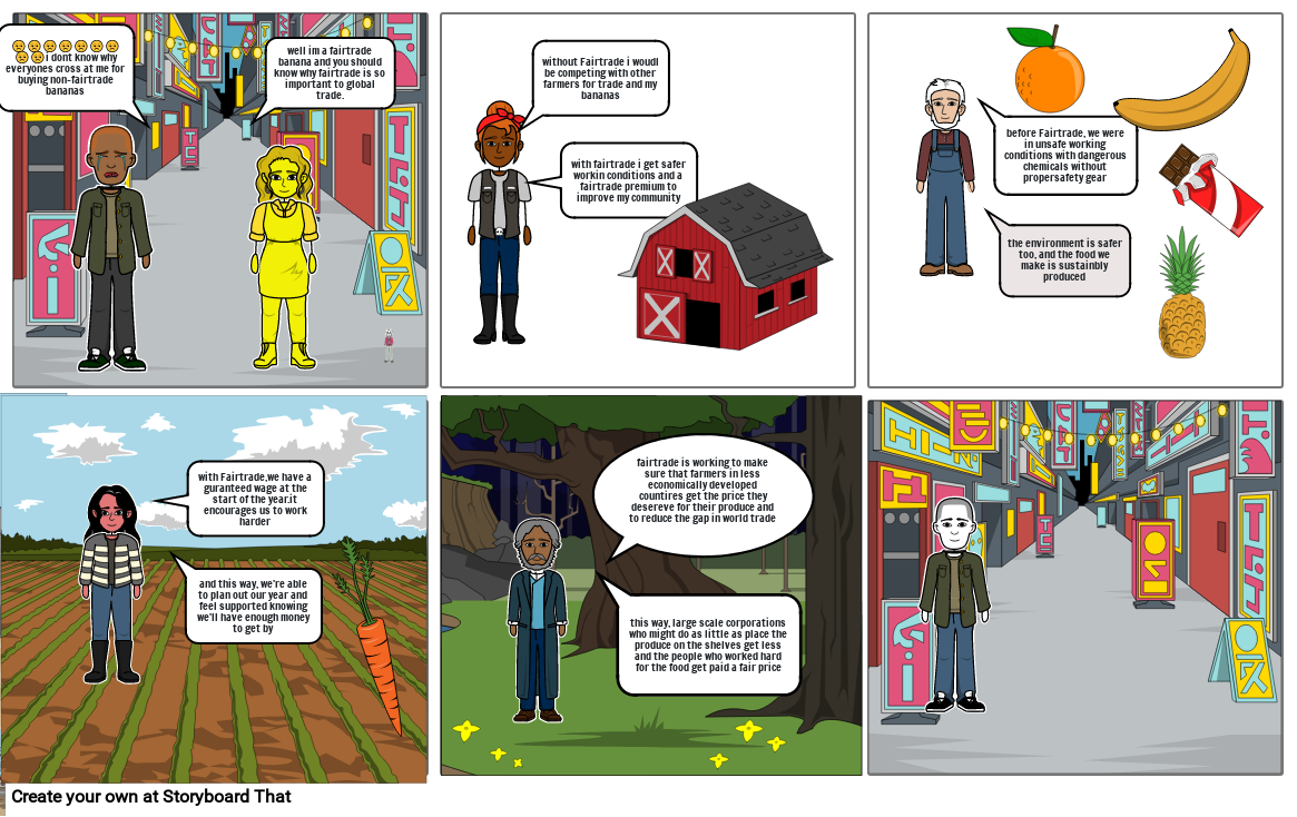 fairtrade storyboard