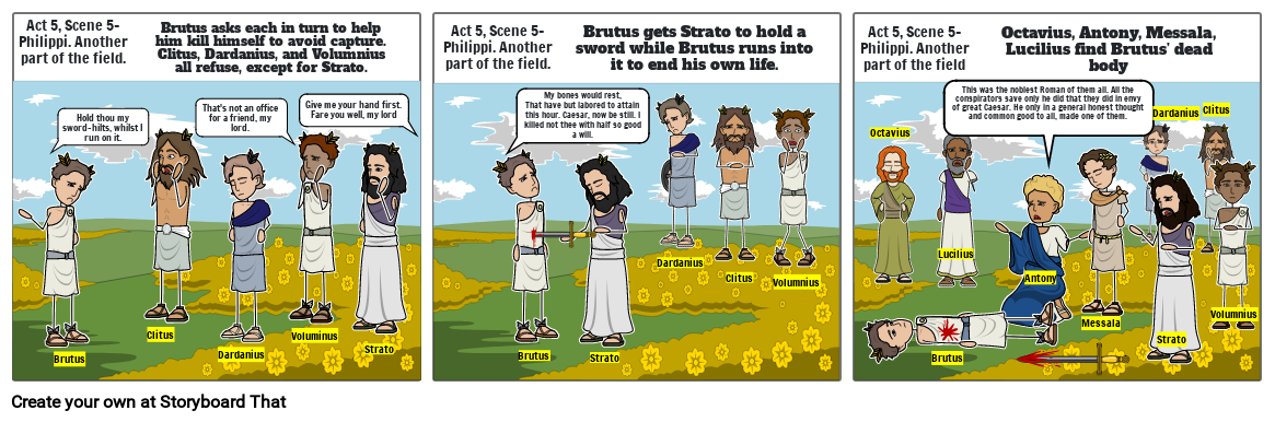 Julius Caesar-Act 5, Scene 5-Alexis & Sara