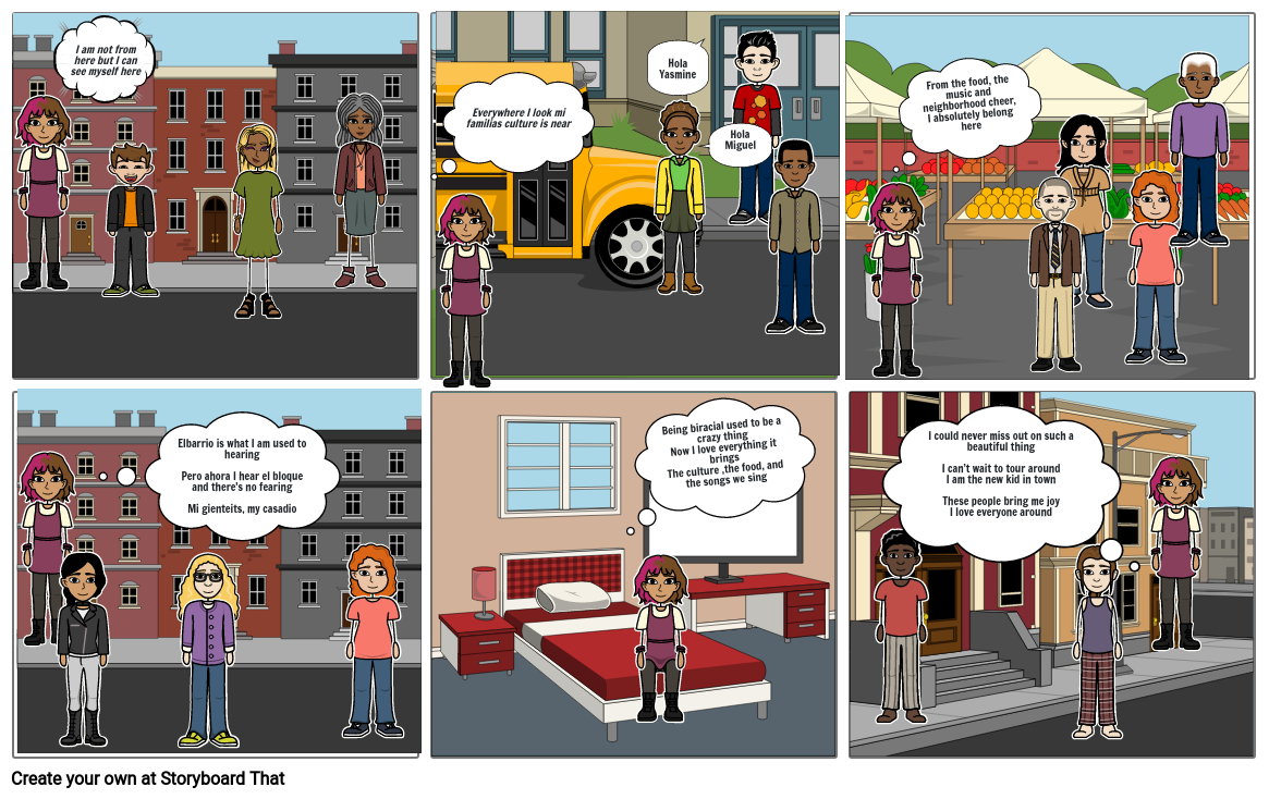 My connection to my neighborhood Storyboard by dcamper