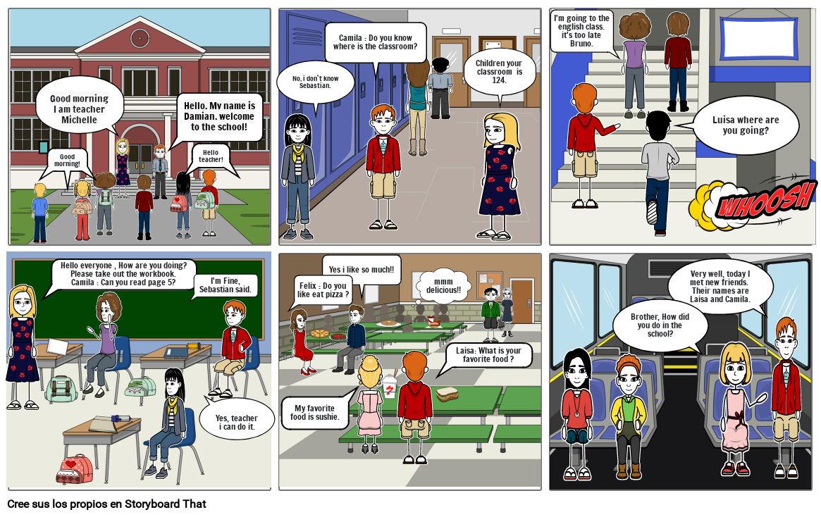 comic de una familia Storyboard by dcba1743