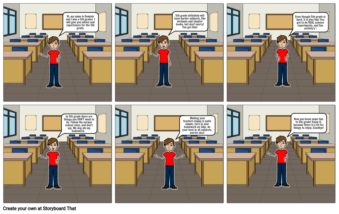 Th Grade Survival Guide Storyboard By Dcelso