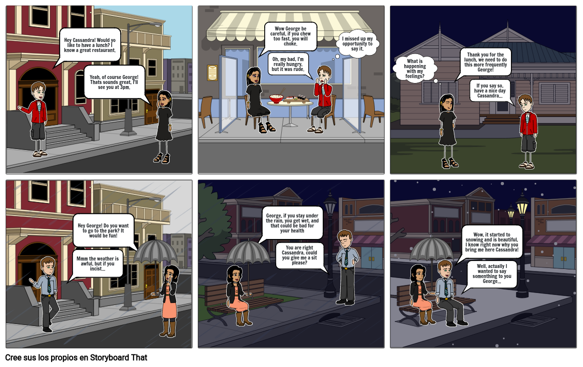 Comic strip activity Storyboard by dd0c8400