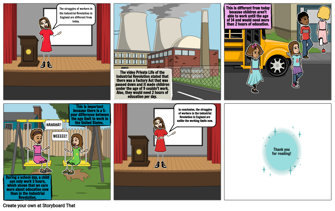 Industrial Revolution Comic Storyboard by dd2063f6