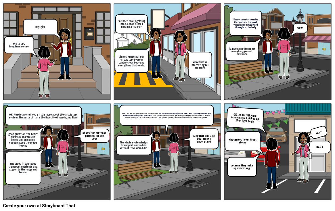 Circulatory system Storyboard por dd2ad13b