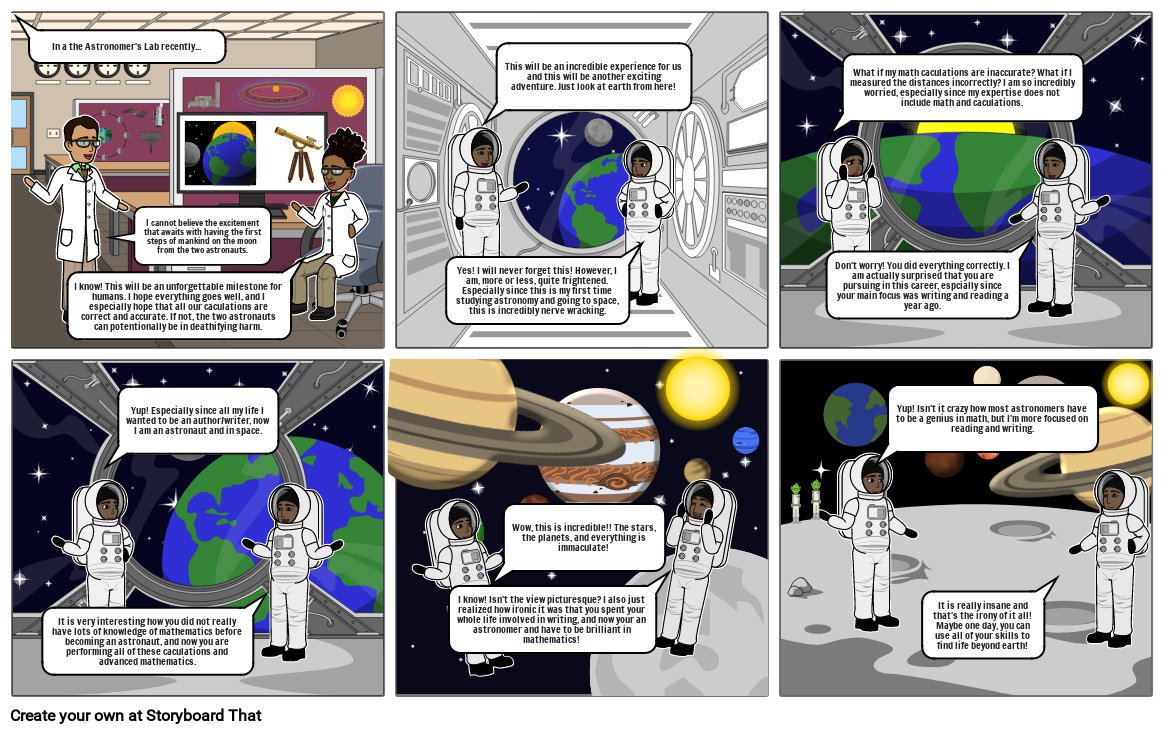 The Irony of the Astronaut Storyboard by dd441444