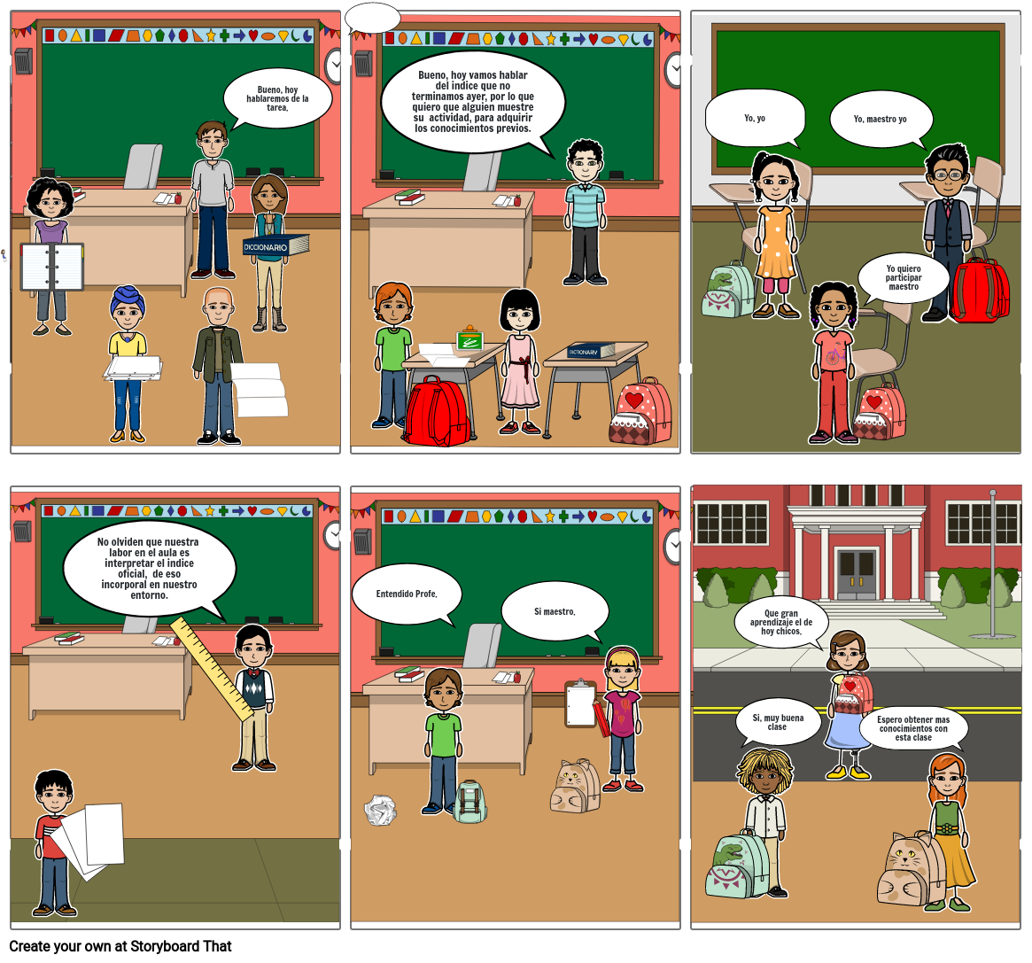 ESCUELA Y ALUMNO Storyboard by dd832d67