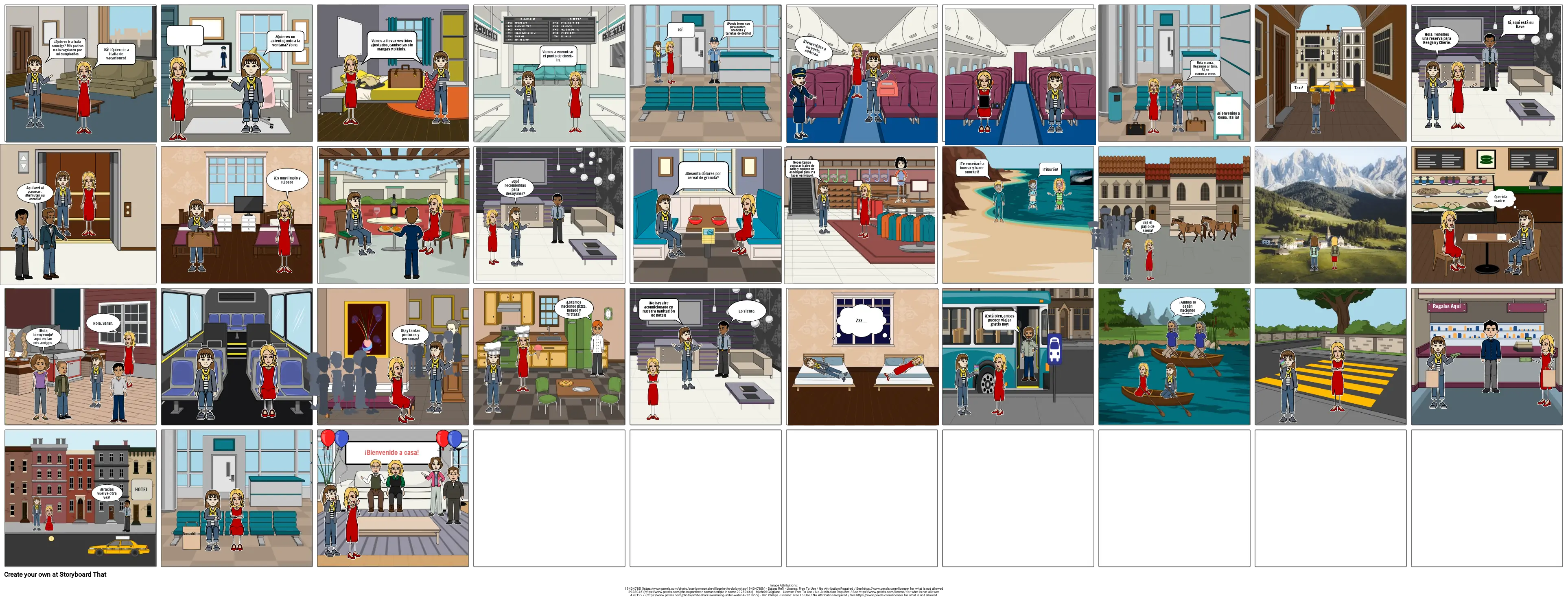 Spanish Midterm (Un viaje de Reagan y Cherie)