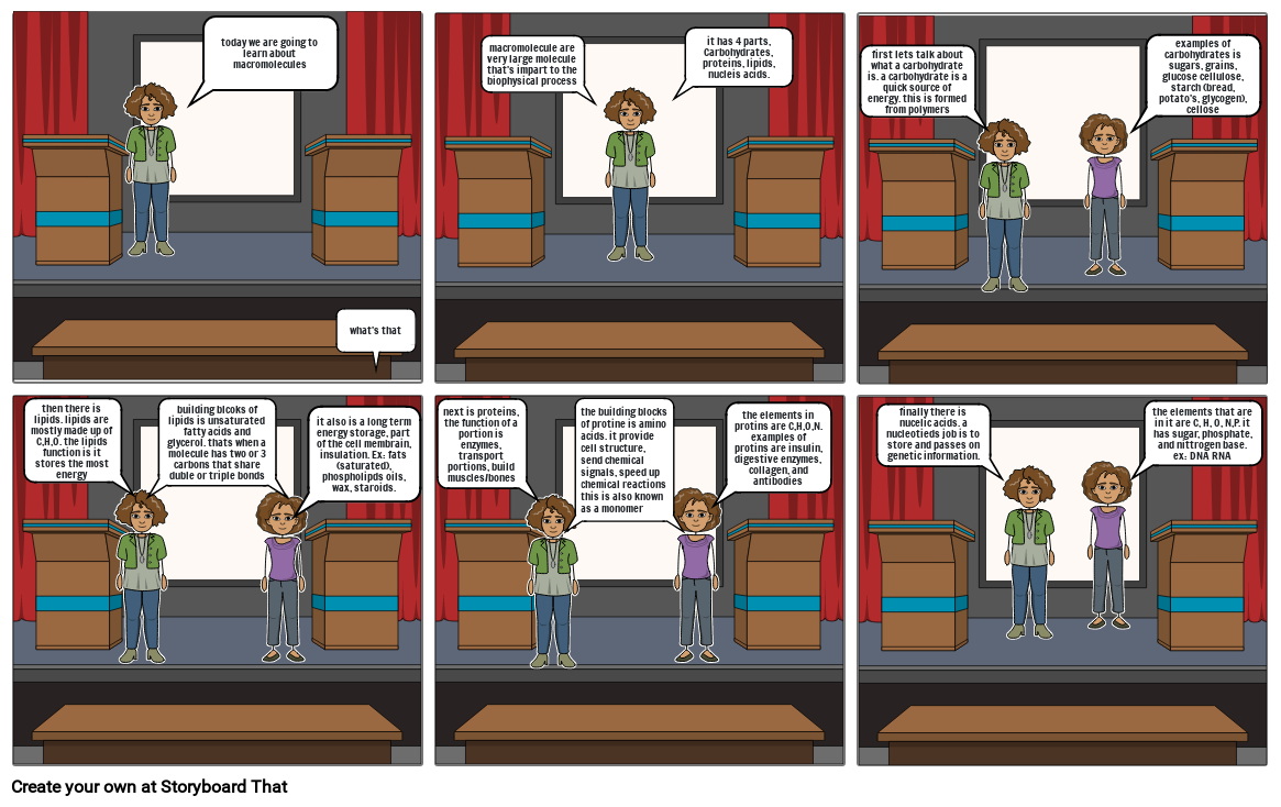 Macromolecules Project Storyboard Por Dda7c329