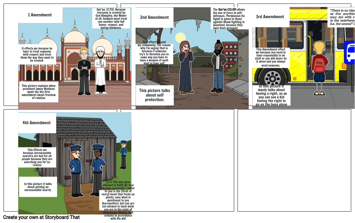 Bill Of Rights Storyboard By Ddb1f772 Bill Of Rights Storyboard By Ddb1f772