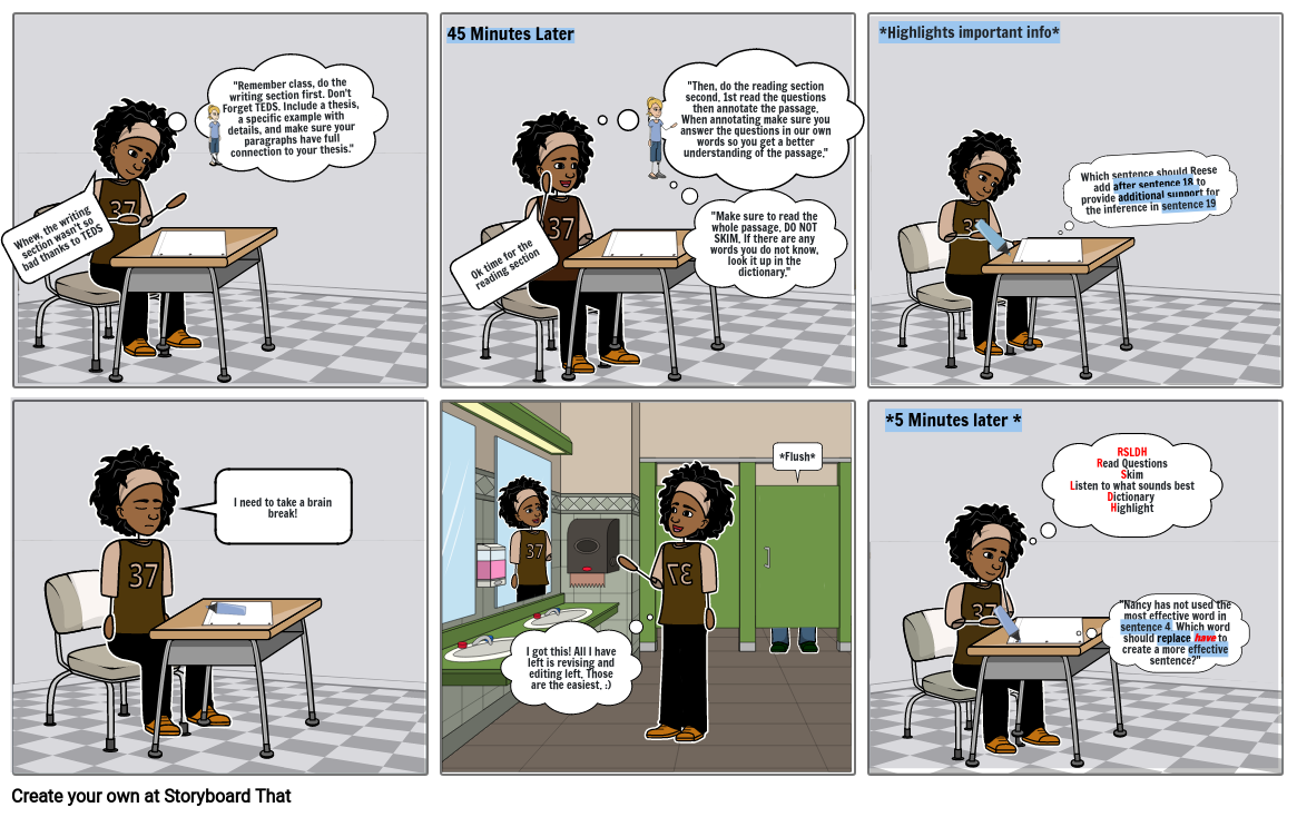 STAAR Comic Strip