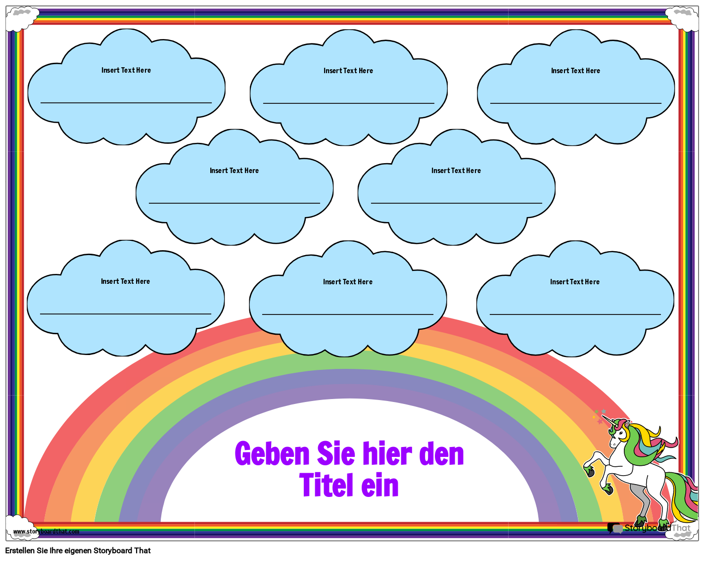 Arbeitsblatt „Ich bin ein toller Mensch“. Storyboard