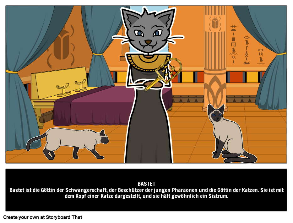 Bastet Cat Göttin des Schutzes Ägyptische Göttin Bast