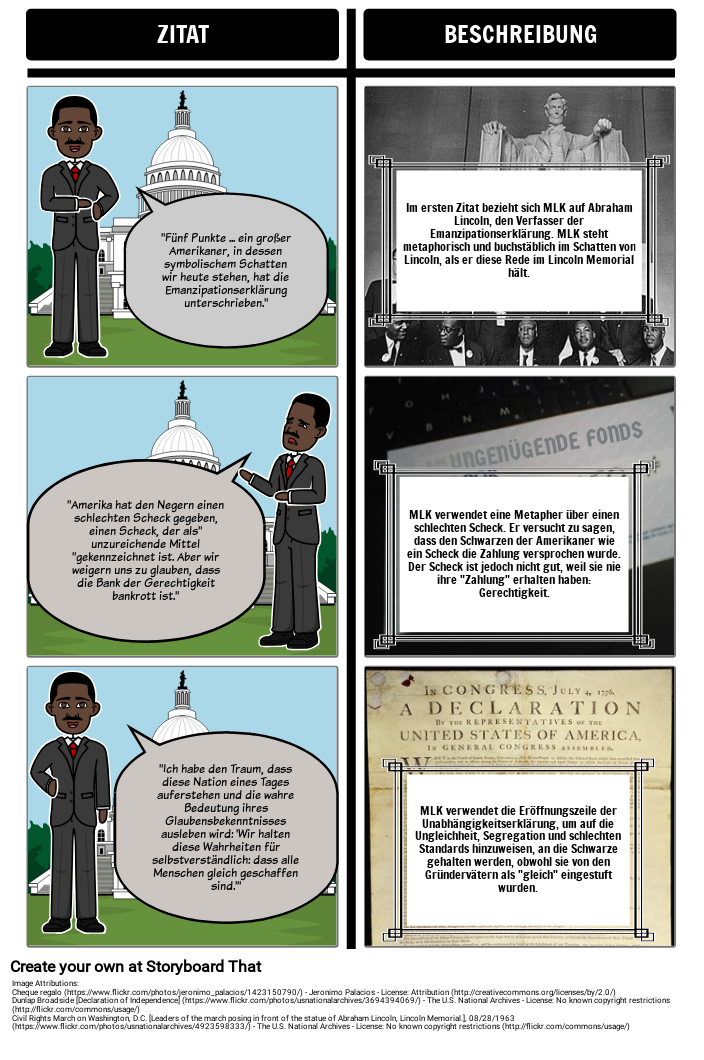 Black History Month - MLKs Rede &quot;Ich Habe Einen Traum&quot;