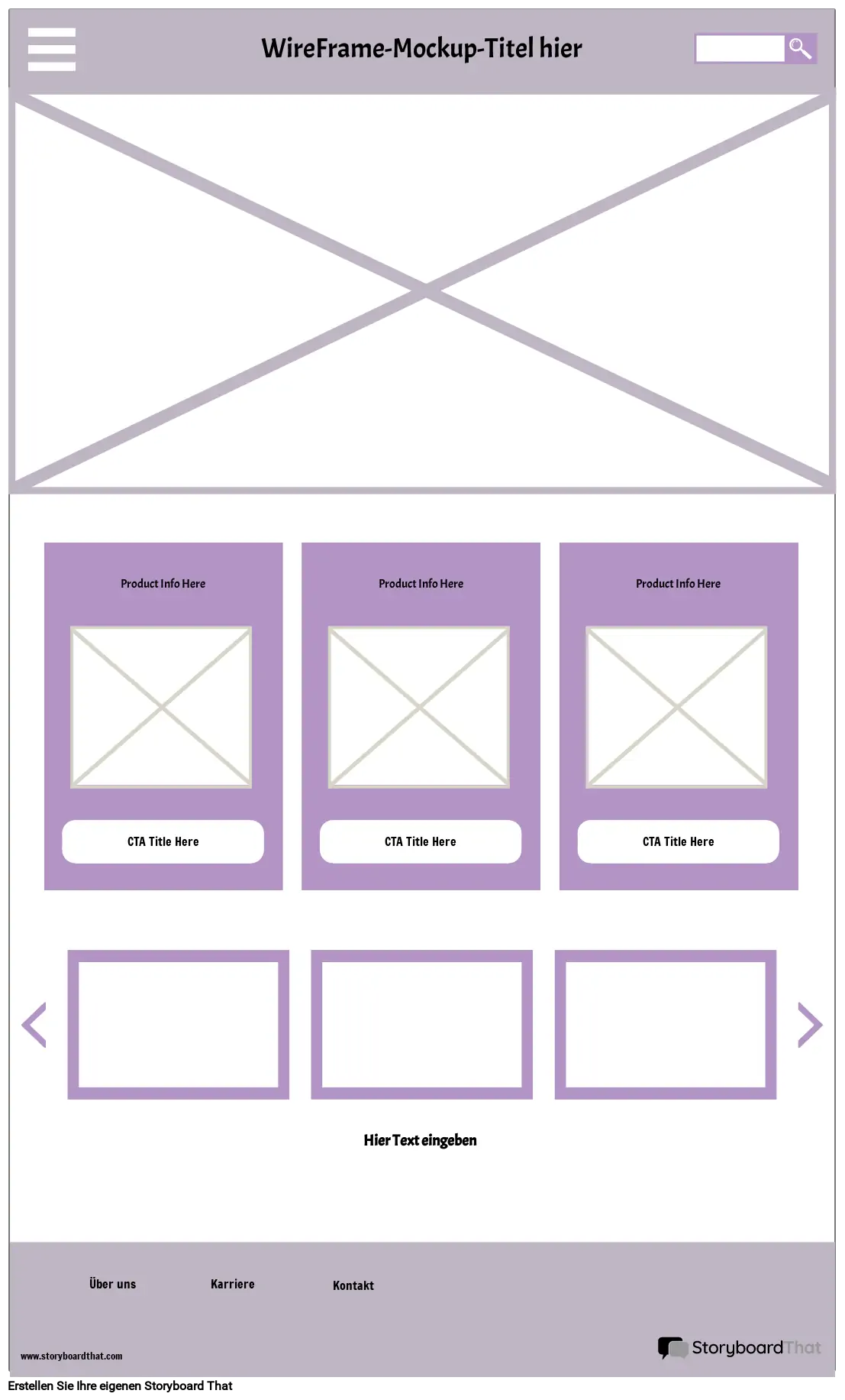 Corporate WireFrame Vs Mock-up-Vorlage 1