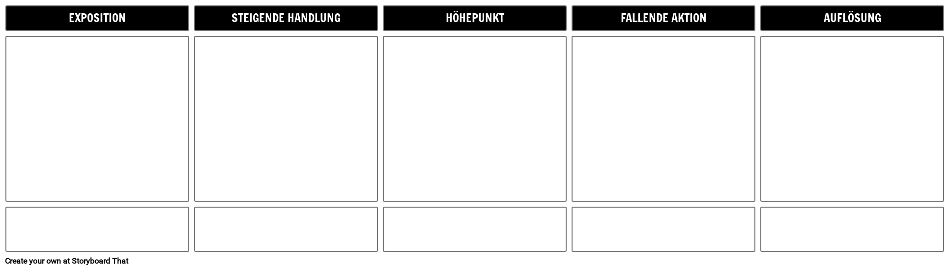 Diagrammvorlage - 5 Zellen