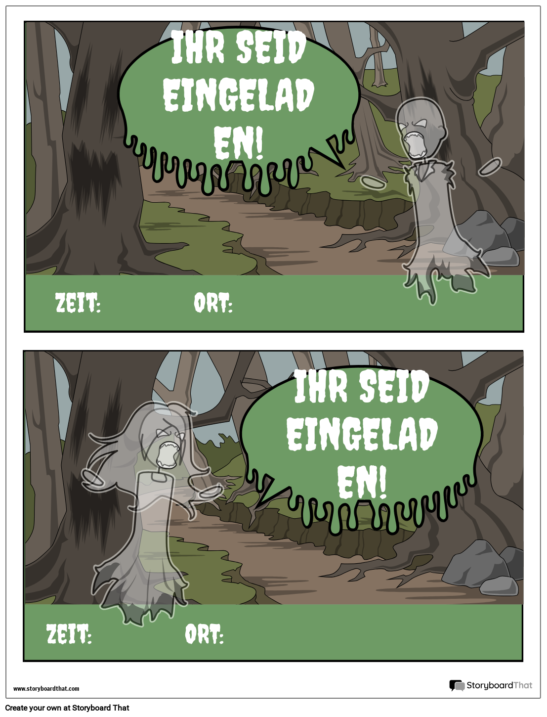 Einladung 4 Storyboard Por De Examples