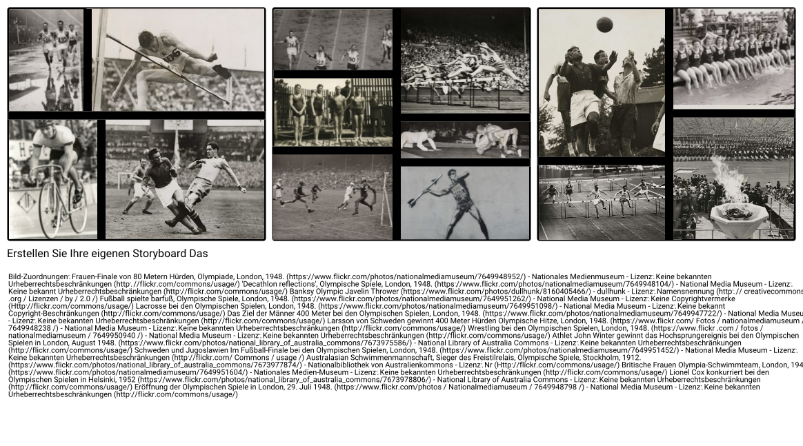 Historische Olympische Spiele Storyboard by deexamples