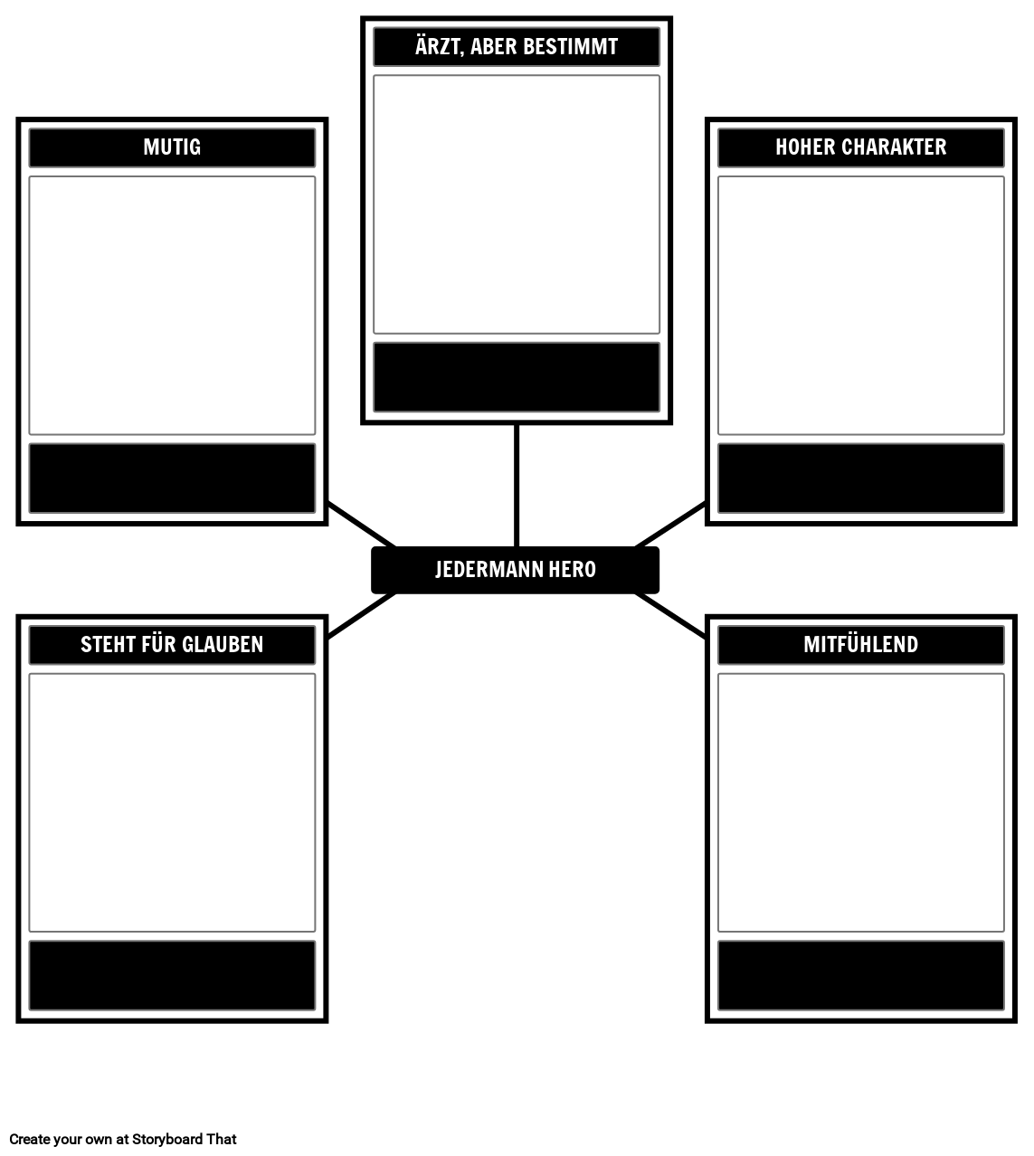 Jedermann-Held-Schablone