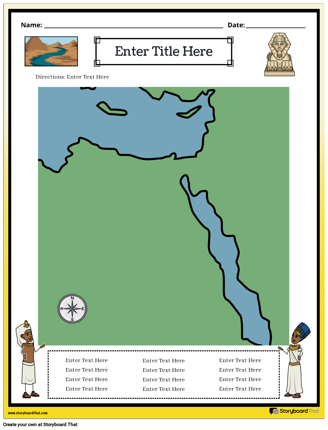 Karte des Alten Ägypten
