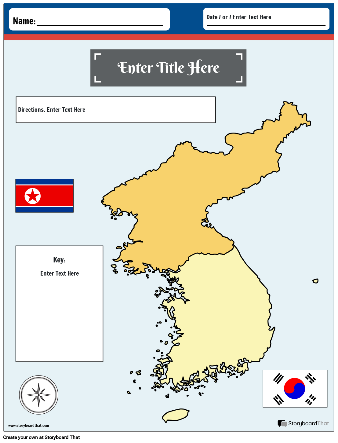 karte-von-korea-storyboard-von-de-examples
