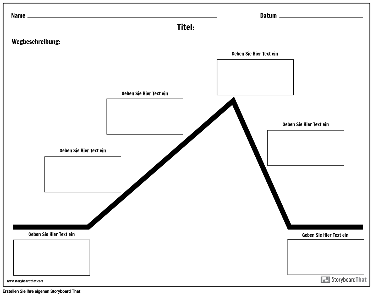 Plot Diagramm Storyboard Por De examples