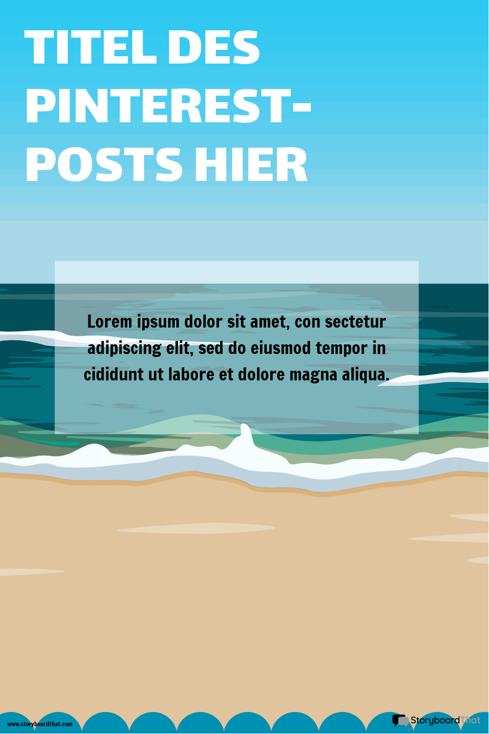 Unternehmens-Pinterest-Vorlage 1 Storyboard Par De-examples