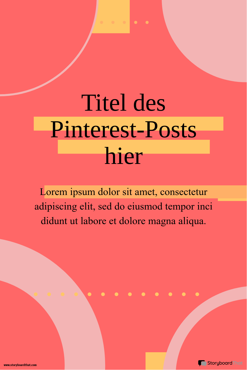 Machen Sie Pinterest Bilder | Social Media Template Maker