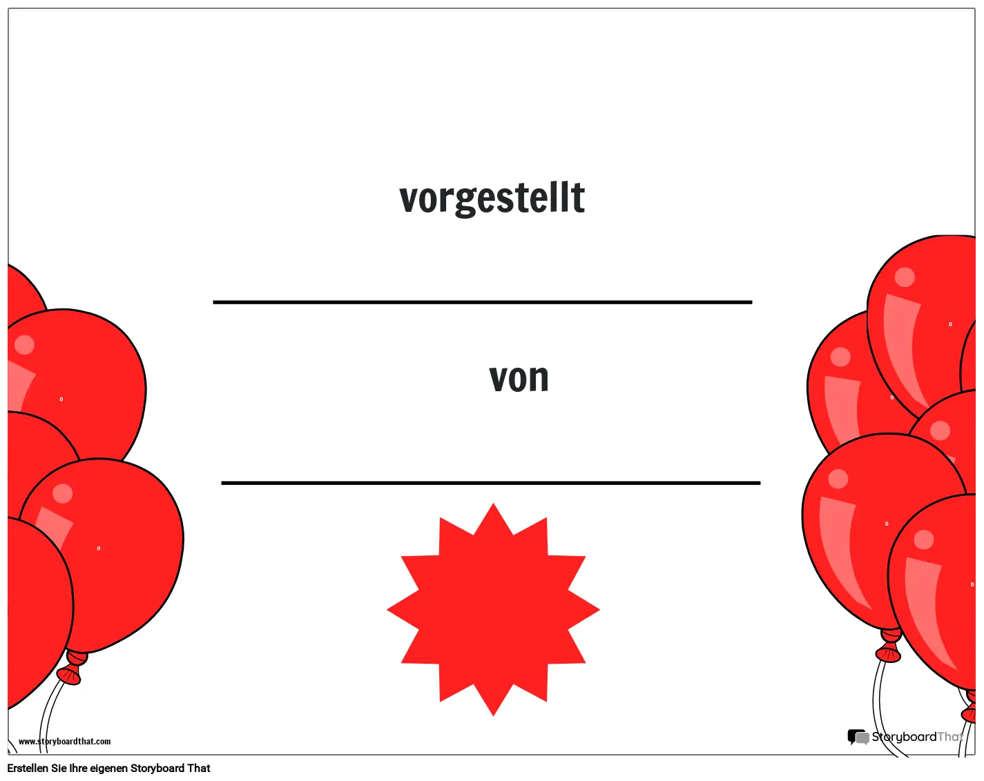 Vorlage für Eine Geburtstagsurkunde